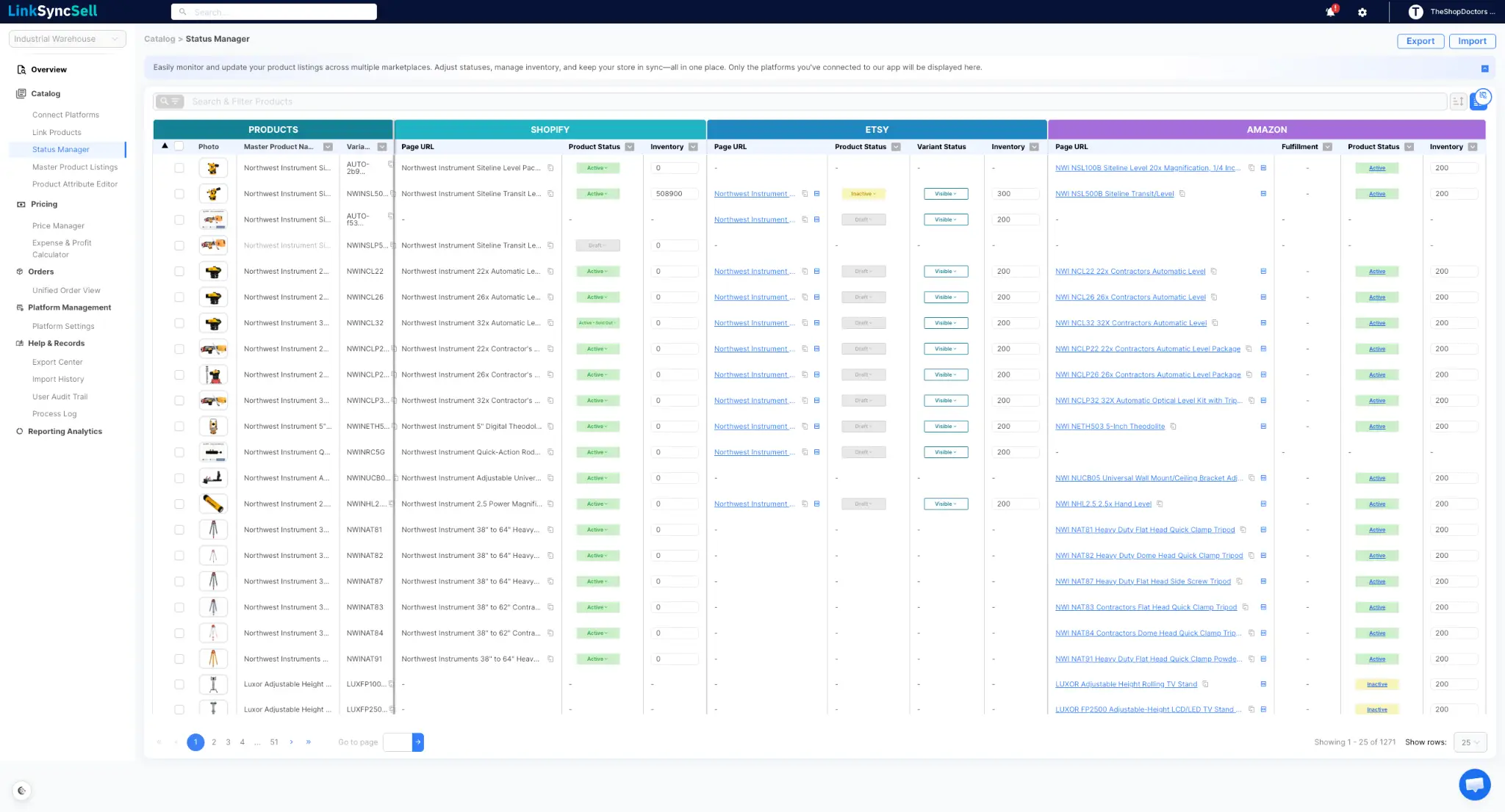 Overview of the Status Manager screenshot placeholder